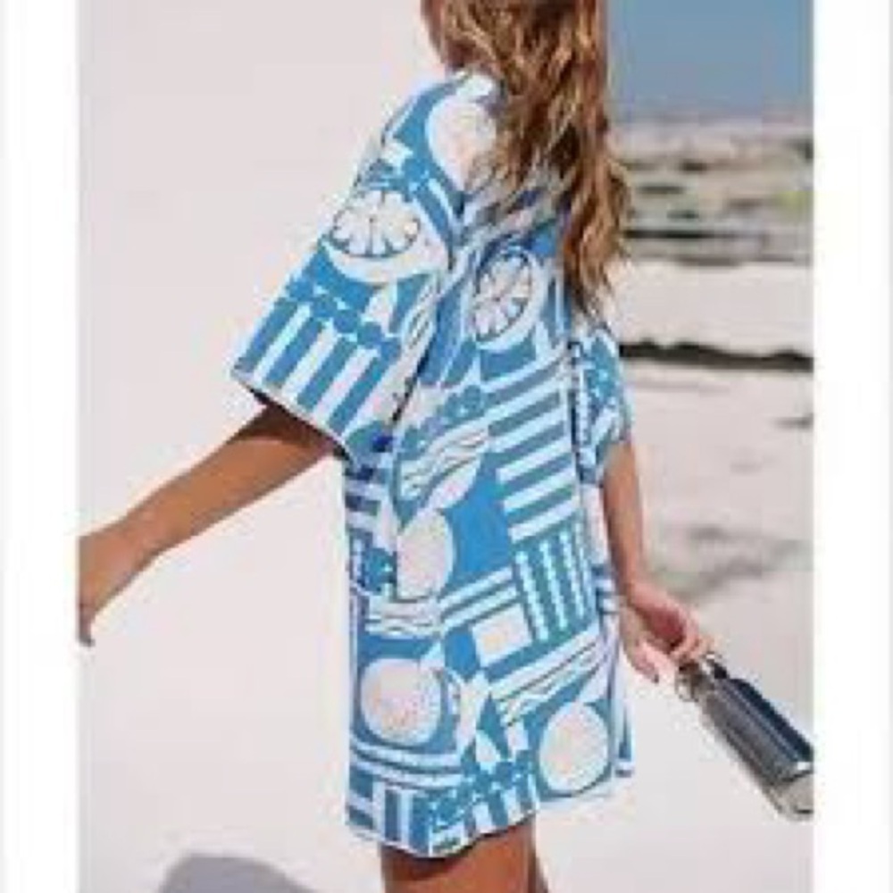 NWT FP Movement by Free People Printed Graphic Hot Shot Tee Shirt Romper S - Picture 2 of 8
